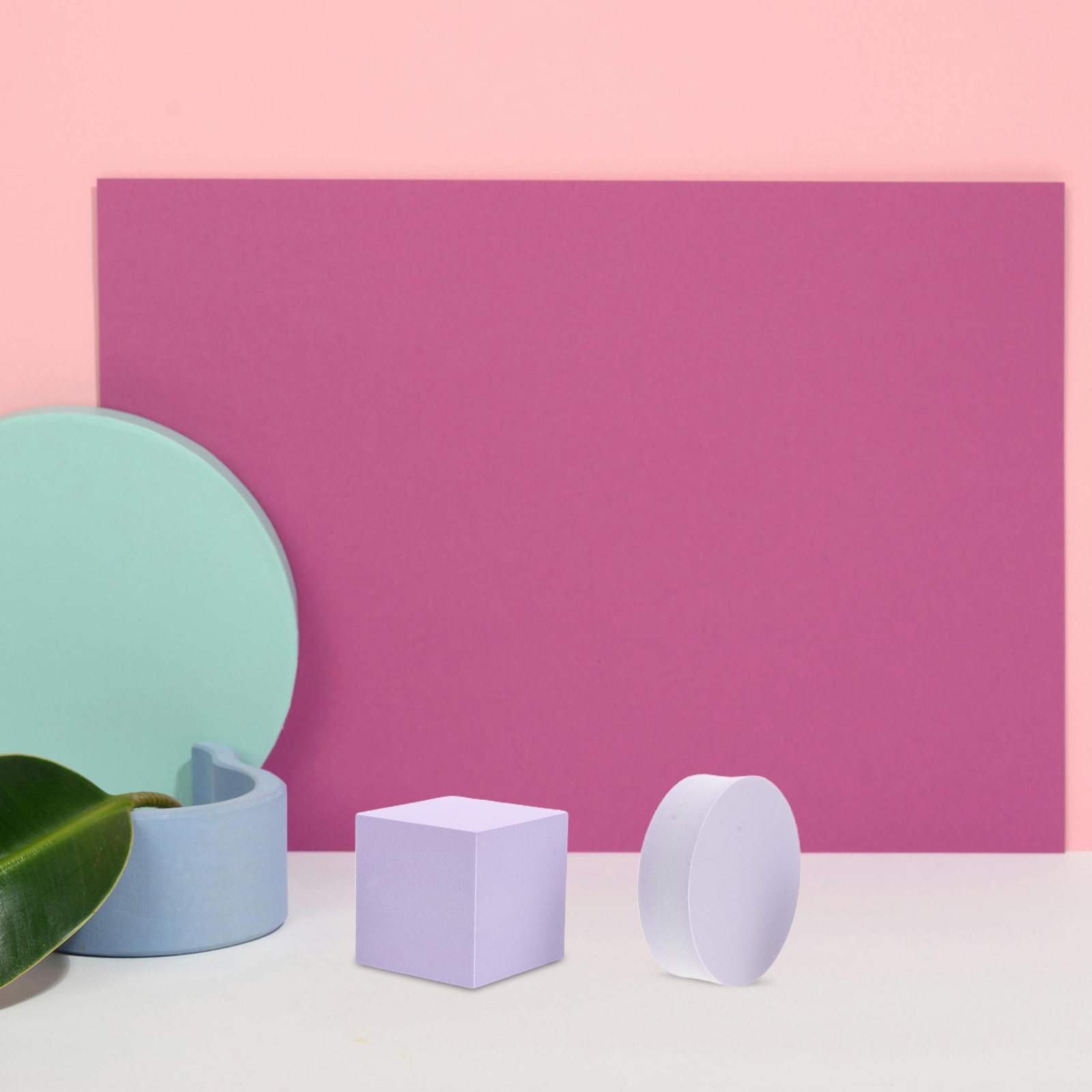 Photography Background - 4 個のポリスチレンフォーム描画背景パネル幾何学キューブ軽量ブロック DIY クラフト絵画写真撮影用