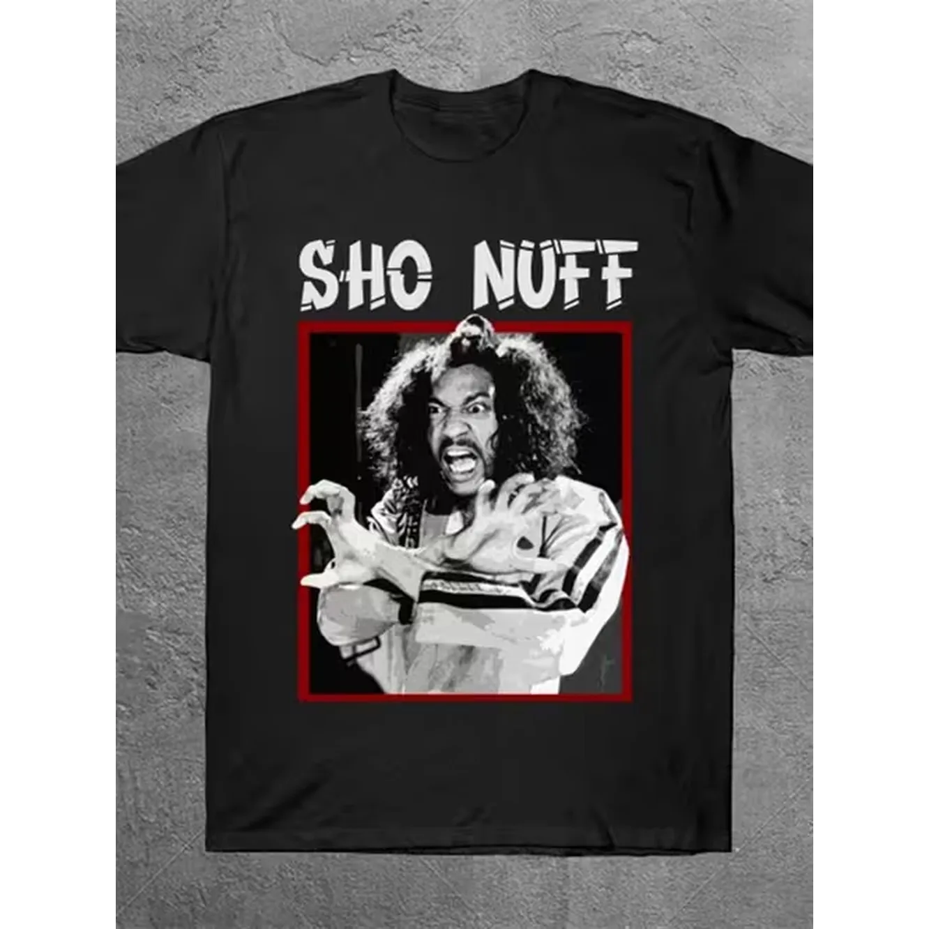 Photography Of A Man - メンズプラスサイズショーグラフィックTシャツ、黒と写真風のトレンディな日常カジュアルウェア