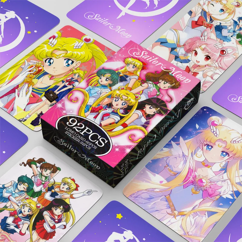 Photography Portfolio - 92 個セーラームーン新しいロモカードフォトカード両面月野うさぎステッカープリントアルバムフォトカードコレクションポストカードギフト