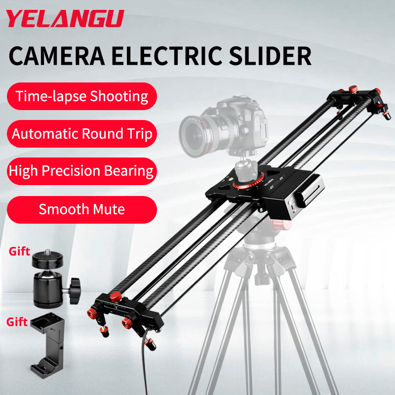Camera Slider Rail - プロフェッショナル電動カメラスライダー,カメラスライダー,電動ビデオ,カーボンファイバー,トラックレール,サイレントワイヤレスリモコン