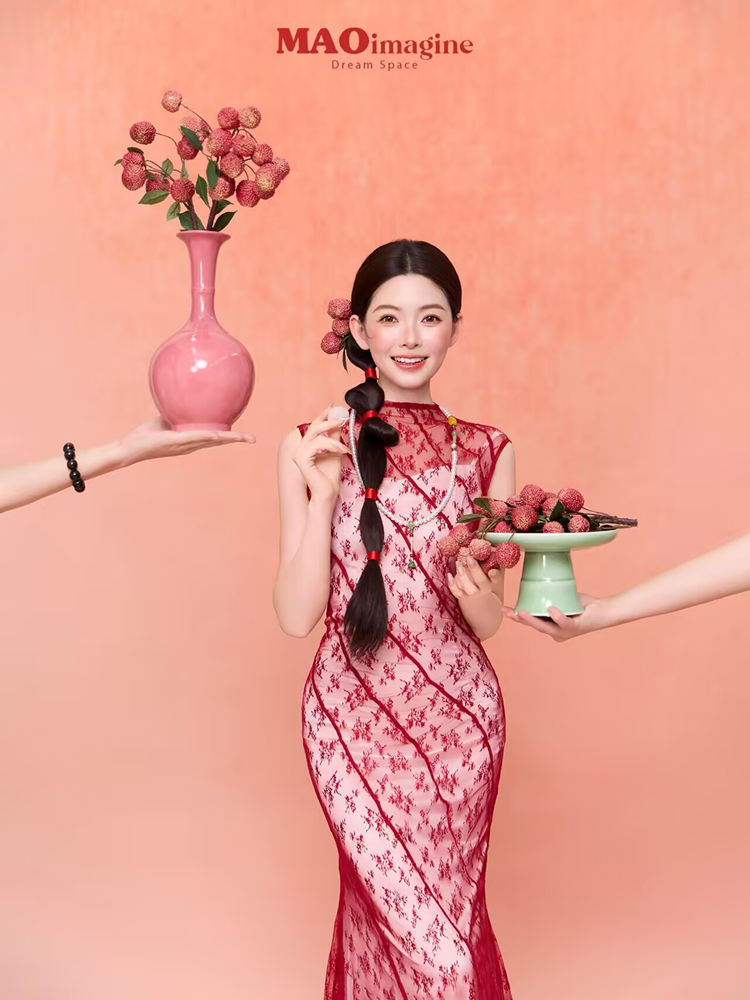 Photography Wedding - レトロ中国風モーニングローブウェディングドレス女性のハイエンドセンセーションノースリーブロングスカート写真撮影衣装