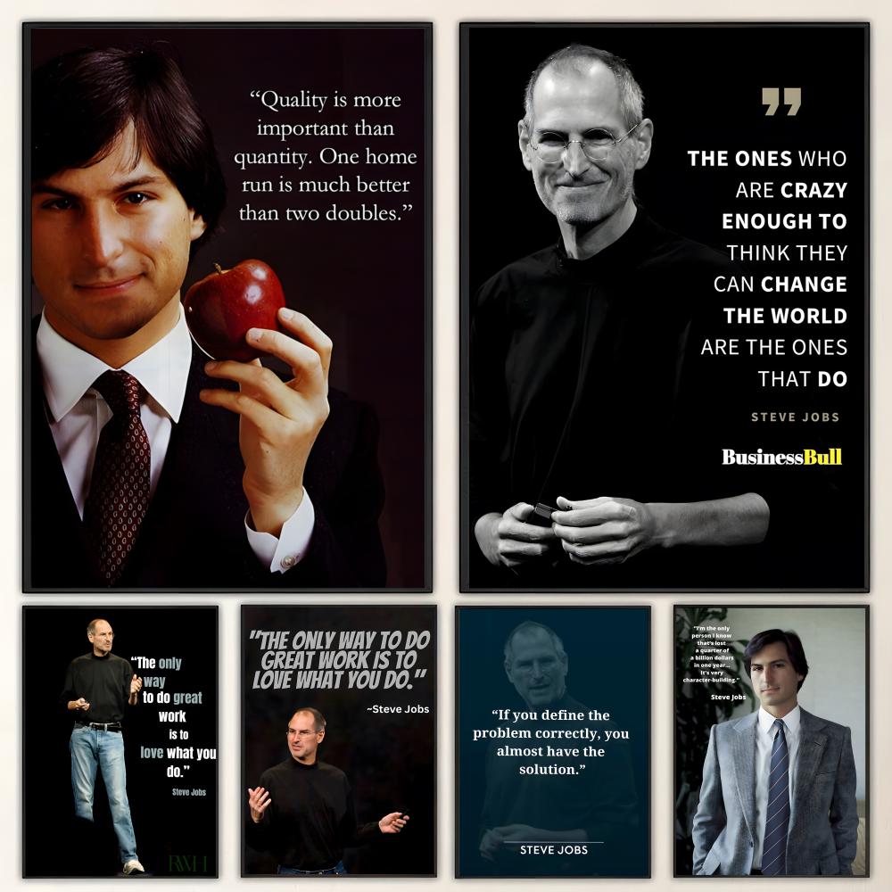 パターン S-スティーブ J-Jobs Q-引用句ポスター  - Photography Job のレビューと価格