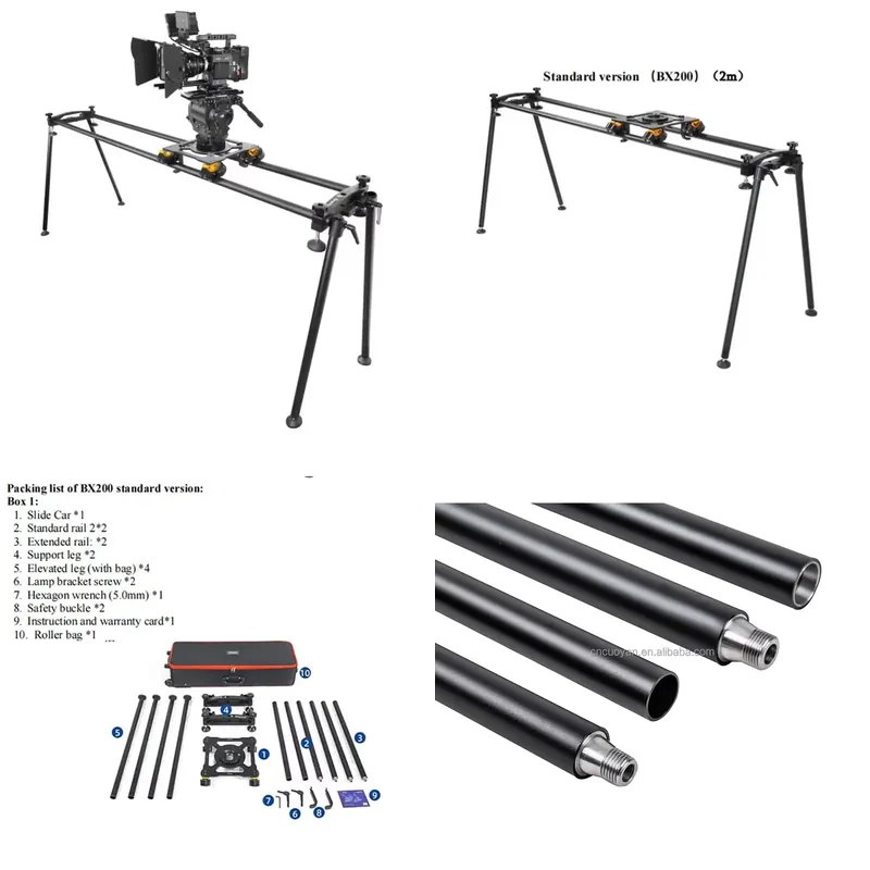 グリーンブル BX200 ポータブルカメラスライダー 2mレ - Camera Slider Rail のレビューと価格
