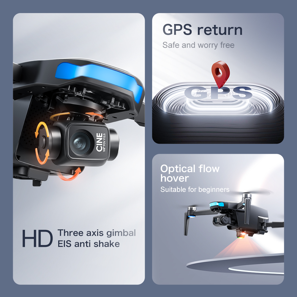S-X1 GPS搭載新型ドローン プロ仕様 8Kカメラ 3軸 - Photography Prompt のレビューと価格