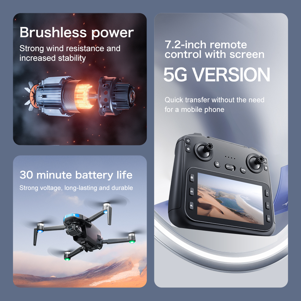 S-X1 GPS搭載新型ドローン プロ仕様 8Kカメラ 3軸 - Photography Prompt のレビューと価格
