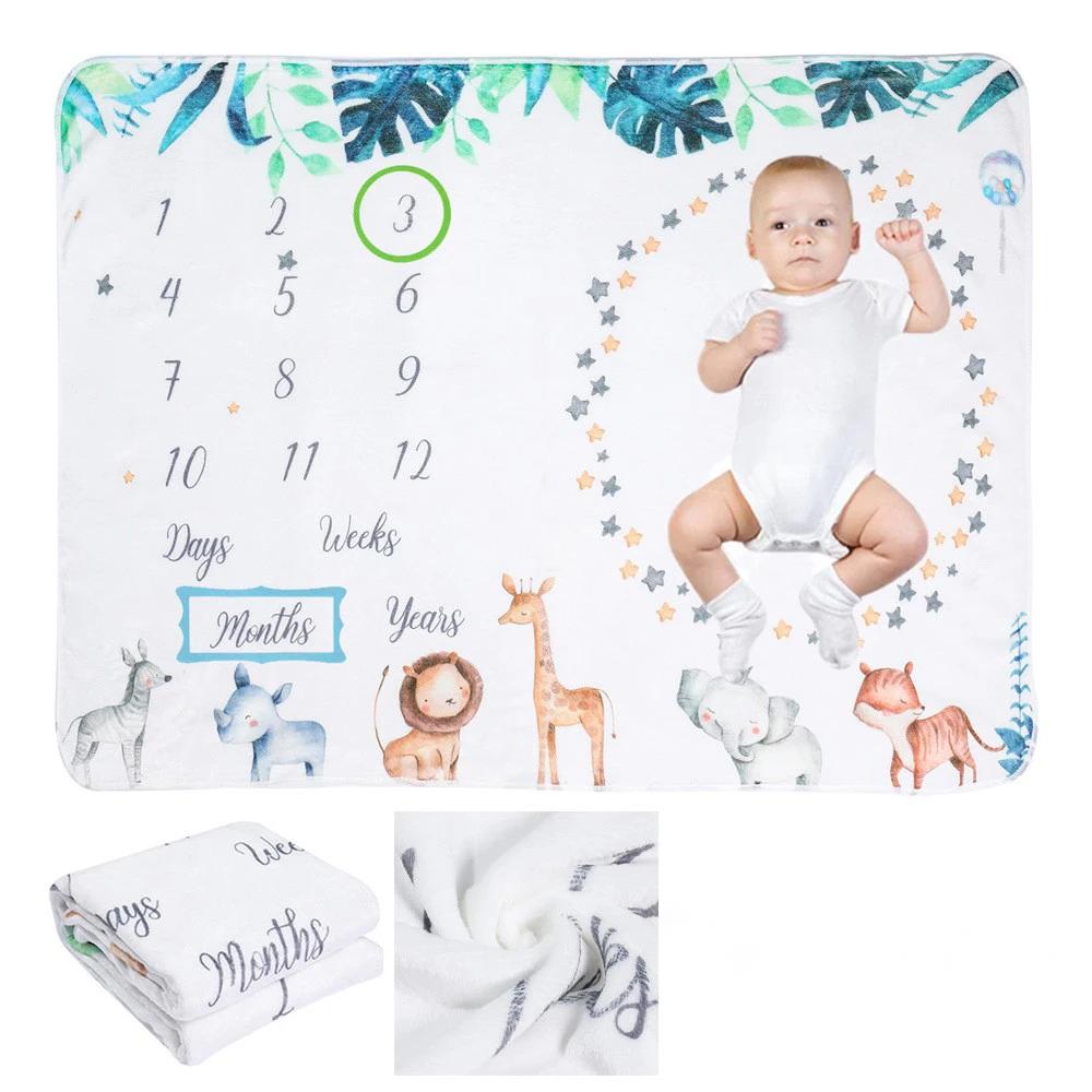 VIKAMA ベビー月齢成長記録ブランケット 新生児カレンダ - Photography Newborn のレビューと価格