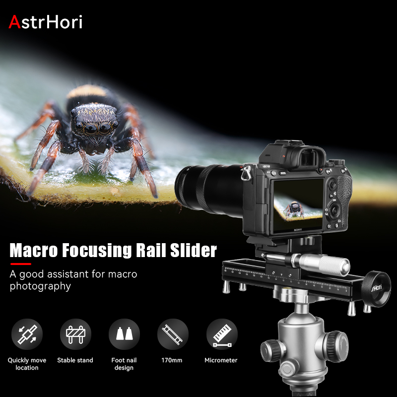 Astra-フォーカス付きマクロフォーカスレールスライダー, - Camera Slider Rail のレビューと価格