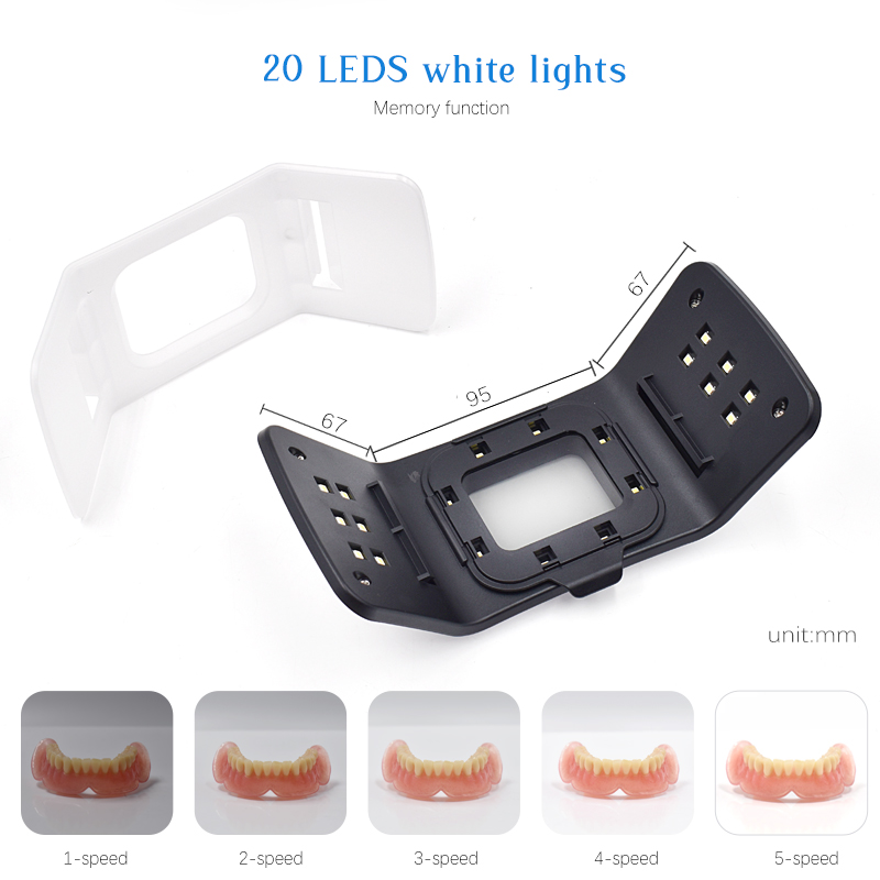 JUMTOP 歯科用撮影ライト 20 LED 作業環境照明口 - Photography Dental のレビューと価格