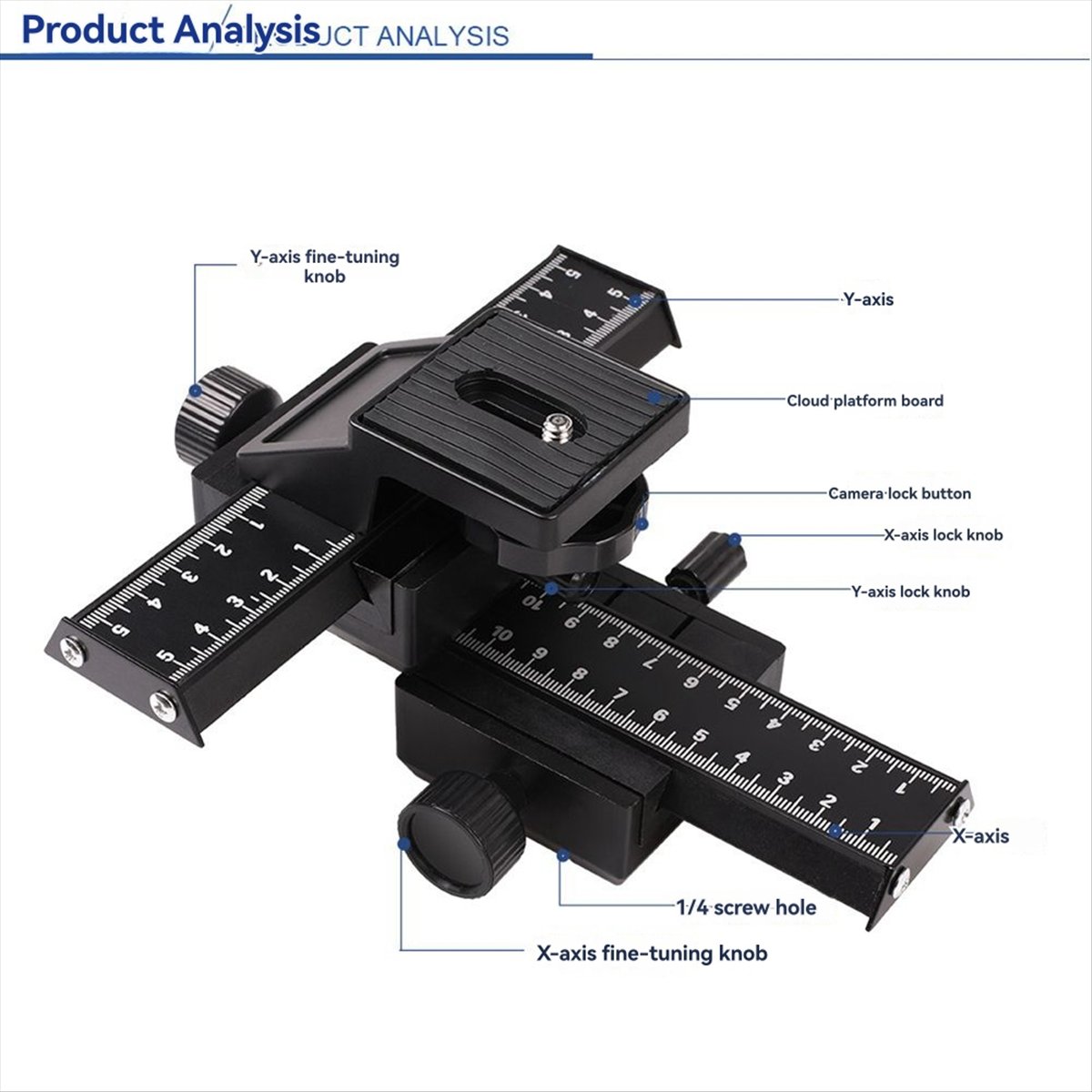 M05K 4方向マクロフォーカスレールスライダー カメラスラ - Camera Slider Rail のレビューと価格