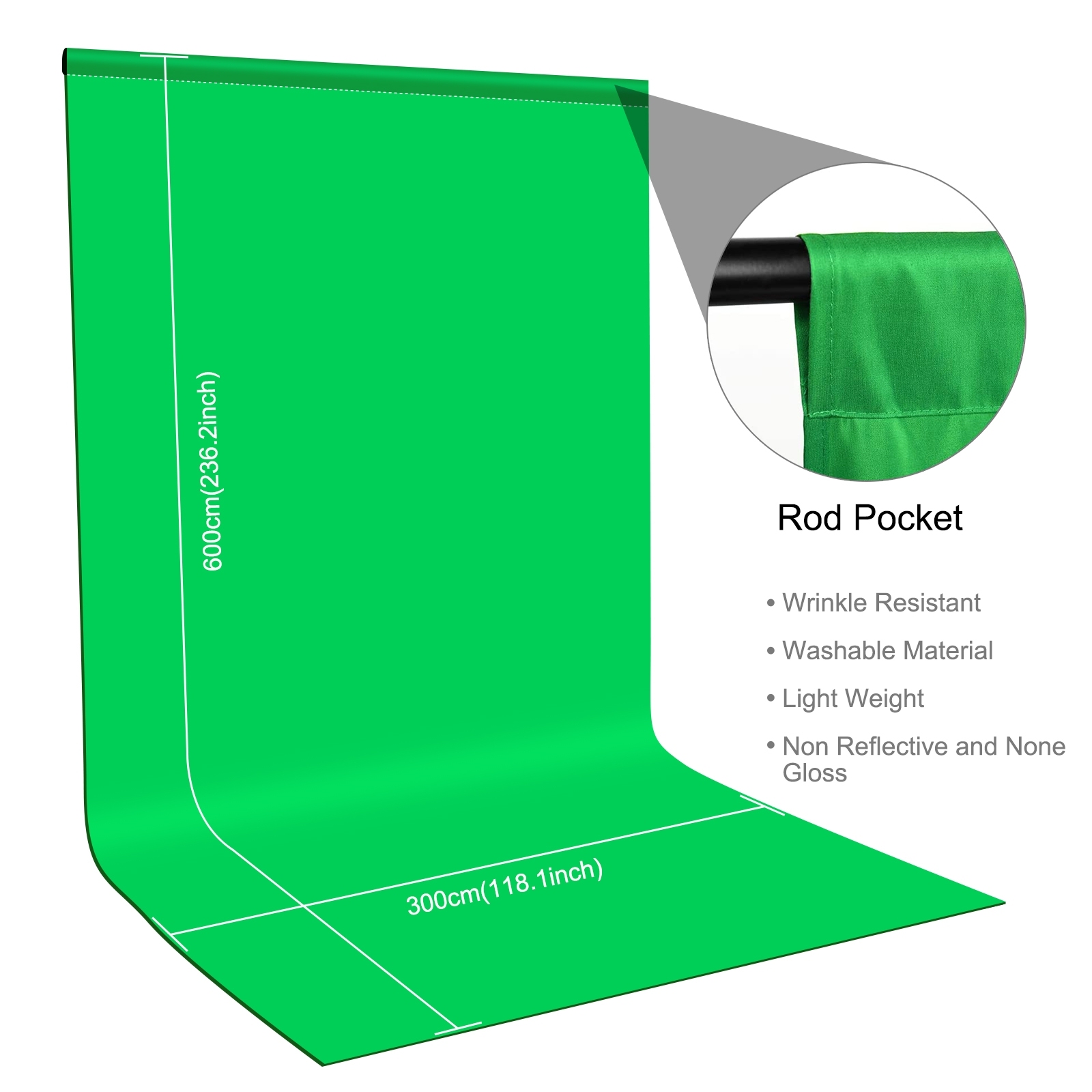 Puluz-写真の背景,厚さ120g,写真の背景,3m x  - Photography Backdrop Muslin のレビューと価格