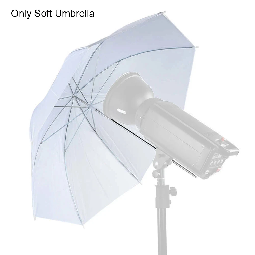 20 インチフォトスタジオ照明フラッシュ半透明白撮影昼光リフ - Photography Umbrella のレビューと価格
