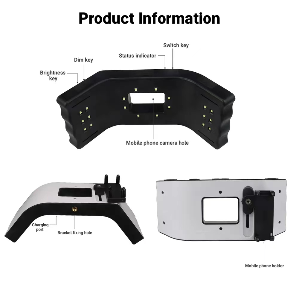 JUMTOP 歯科用フラッシュライト写真撮影 LED 口腔充 - Photography Dental のレビューと価格
