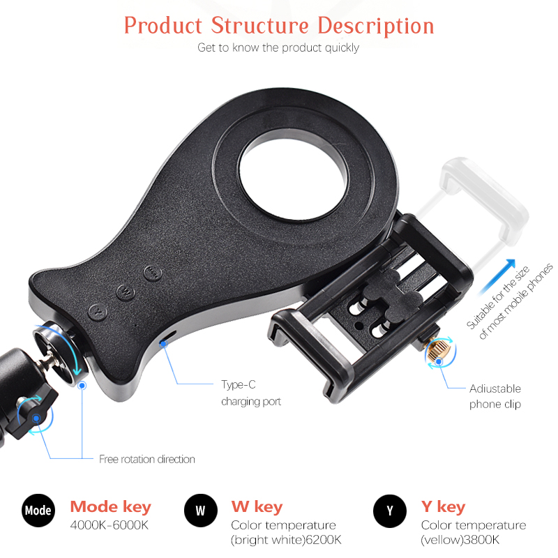 JUMTOP ポータブル歯科用撮影ライト 口腔充填ライト 6 - Photography Dental のレビューと価格