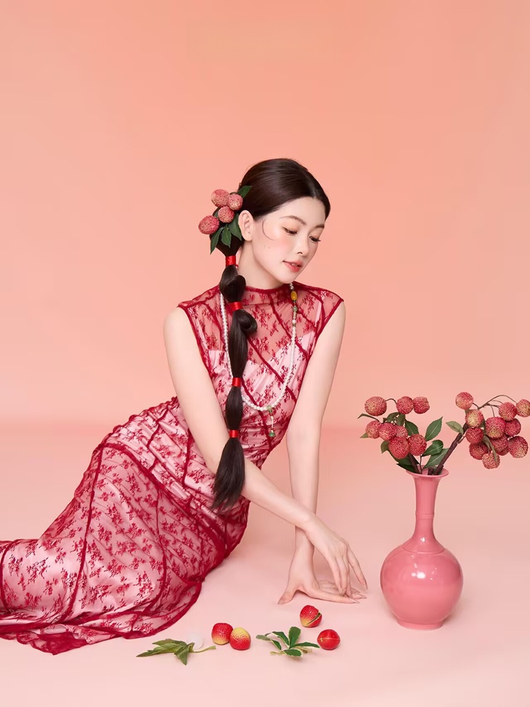 レトロ中国風モーニングローブウェディングドレス女性のハイエン - Photography Wedding のレビューと価格